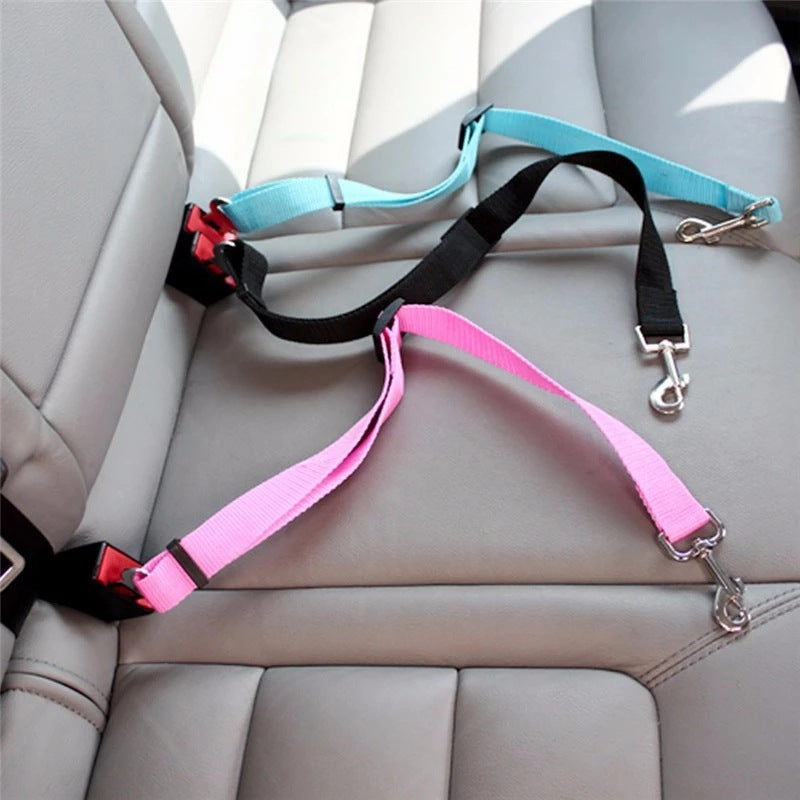 Seatbelt dog harness